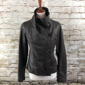 || All Saints || Bitter Hyde Leather Jacket US6